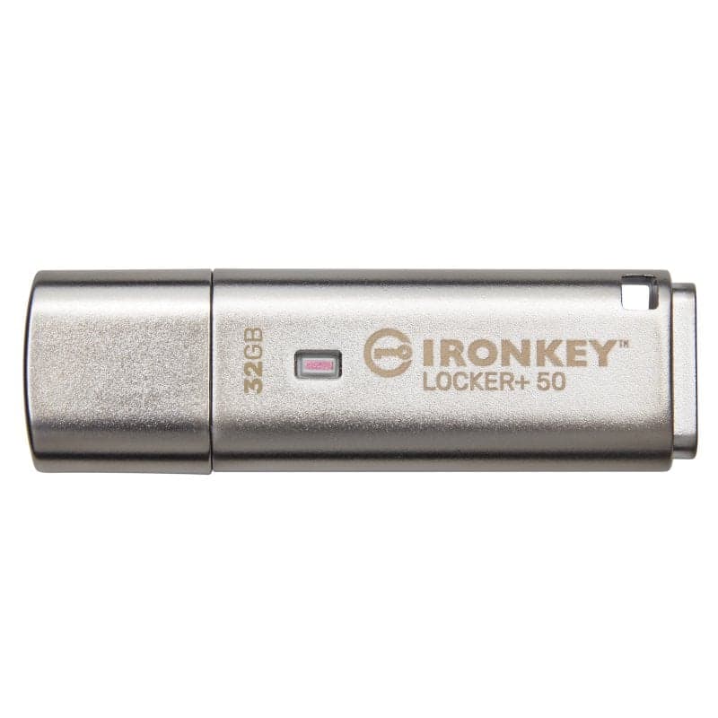 Imagen de Kingston IronKey Locker+ 50 32 GB USB 3.0 Plata 🔐 en OfertitasTOP