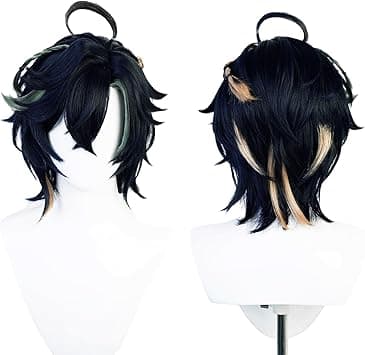 Kinich Cosplay Peluca Genshin Impact 🎭 - Ideal para Halloween