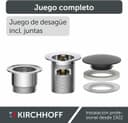 Thumbnail 5 de KIRCHHOFF Tapón Universal para Lavabo Pop Up 98807420 🚰