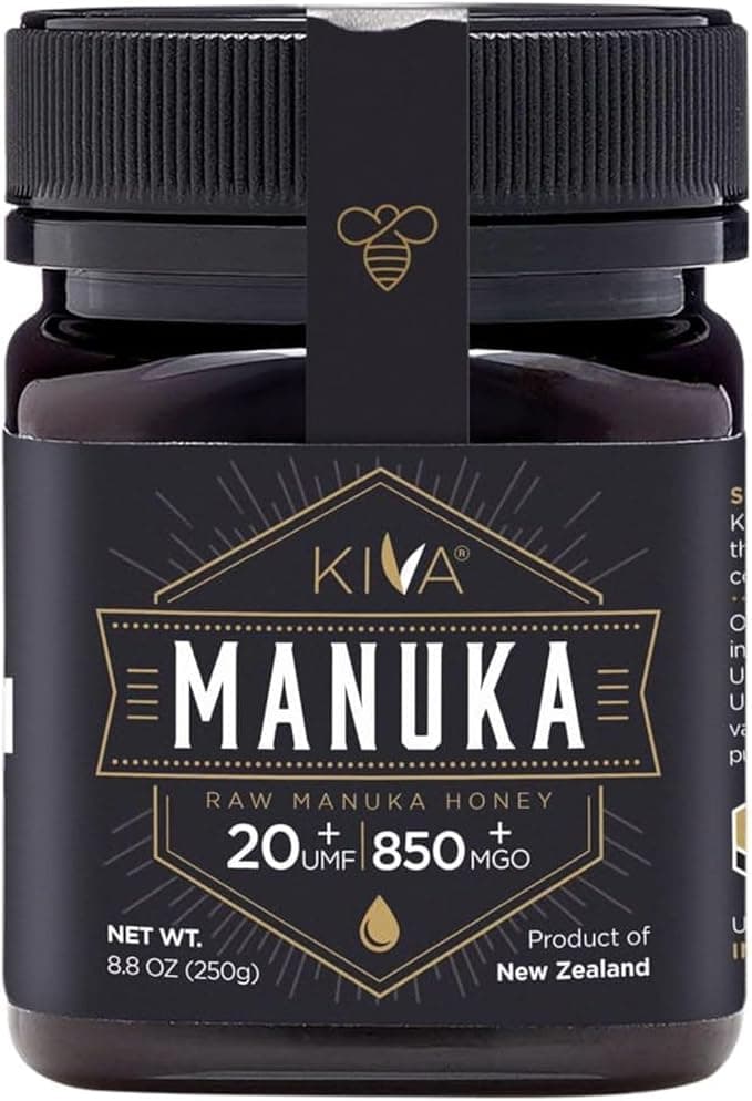 Kiva Miel de Manuka UMF 20+ Nueva Zelanda, 250 g 🍯
