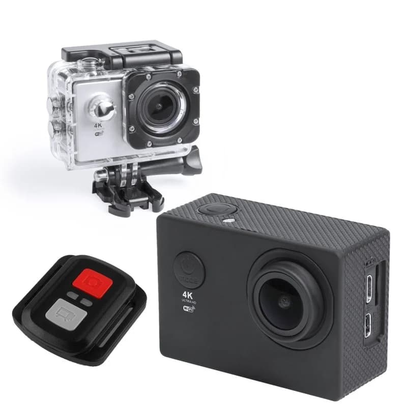 Klack Pro 4K Cámara deportiva de acción con mando negra 📷