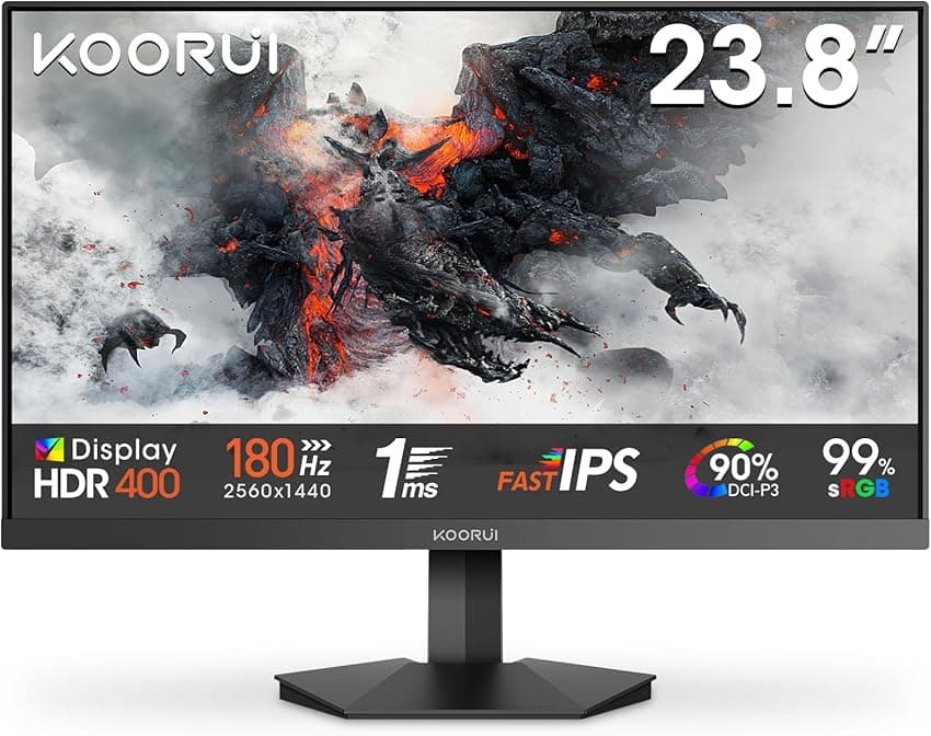 Imagen de KOORUI G2421V Monitor gaming QHD 24" 180Hz 📺 en OfertitasTOP