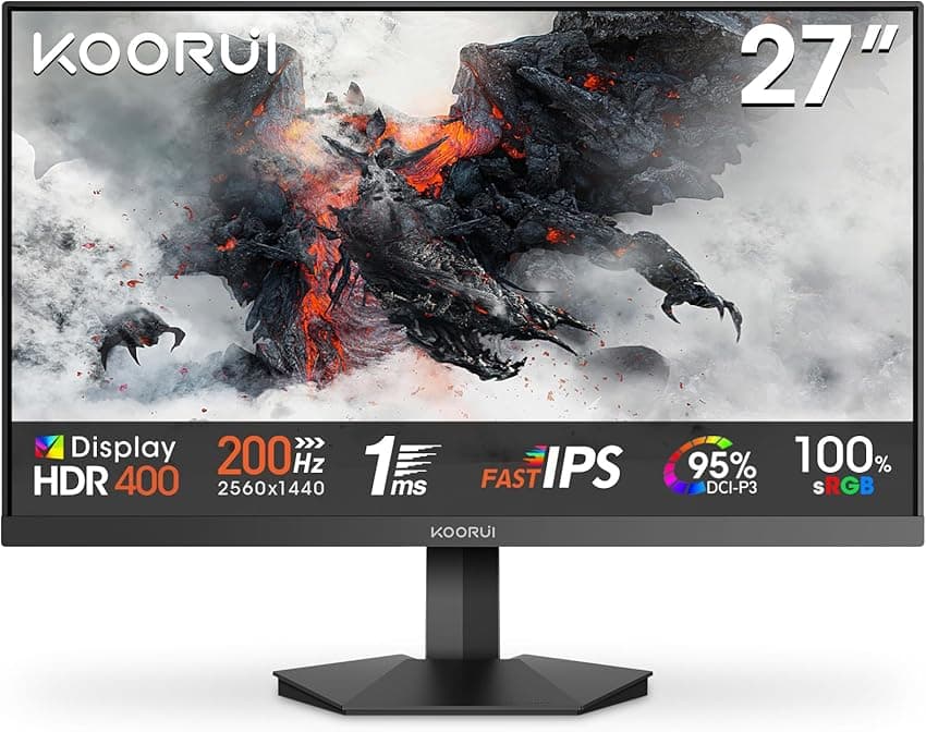 Imagen de KOORUI G2721P Monitor Gaming 27" 1440p 200Hz 🖥️ en OfertitasTOP