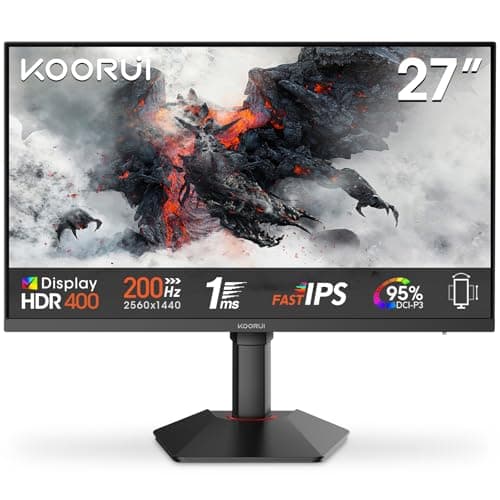 Imagen de KOORUI G2722P Monitor gaming 27" QHD, 200Hz 📺 en OfertitasTOP