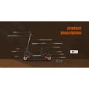 Thumbnail 3 de Kukirin G2 Max Patinete Eléctrico 10" 1000W ⚡ Negro/Naranja