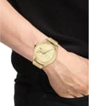 Thumbnail 3 de Lacoste Reloj Analógico Hombre LE Croc🌟 Correa Dorada