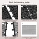 Thumbnail 5 de Laneetal Suelo de WPC Exterior para Jardín 🌿 6 Piezas 30x60 cm