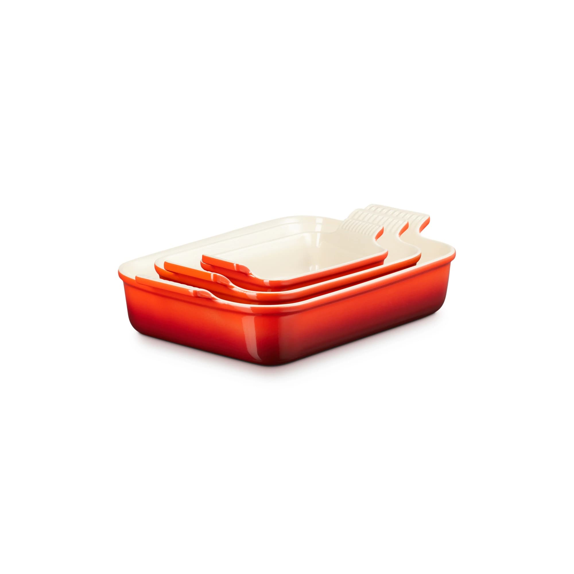 Le Creuset Set de 3 bandejas rectangulares de horno 🍽️