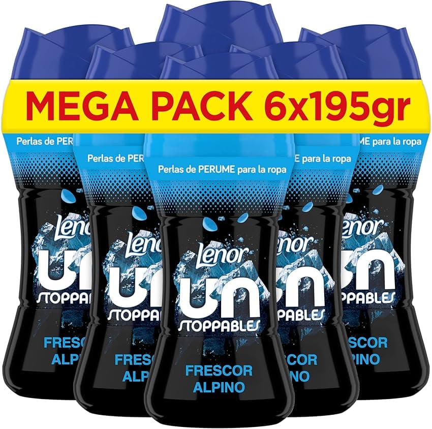 Lenor UNstoppables Perlas de Perfume 🌸 para Ropa, 96 Lavados