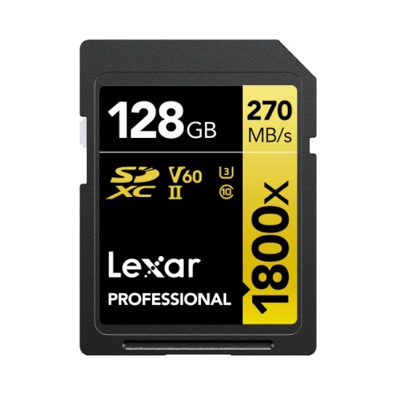 Imagen de Lexar Professional 1800x SDXC 128 GB UHS-II U3 V60 Clase 10 📷 en OfertitasTOP