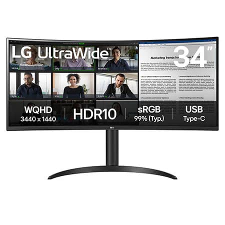 Imagen de LG 34WR55QK-B Monitor UltraWide 34" curvo WQHD 100 Hz 📺 en OfertitasTOP