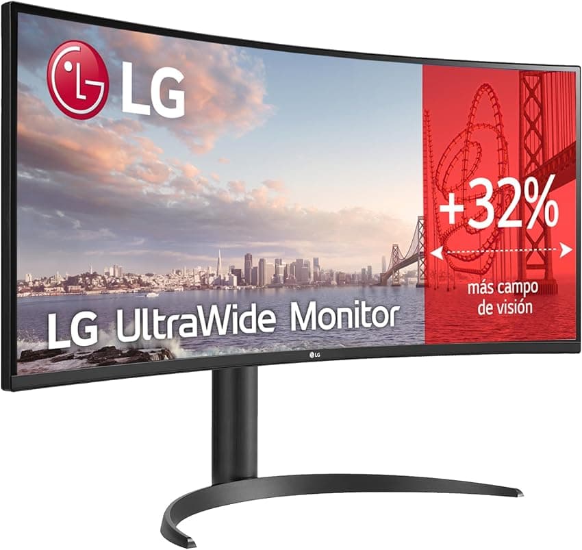 Imagen de LG 34WR55QK-B 🚀 Monitor UltraWide Curvo 34" QHD, FreeSync en OfertitasTOP