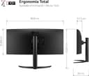 Thumbnail 3 de LG 34WR55QK-B 🚀 Monitor UltraWide Curvo 34" QHD, FreeSync