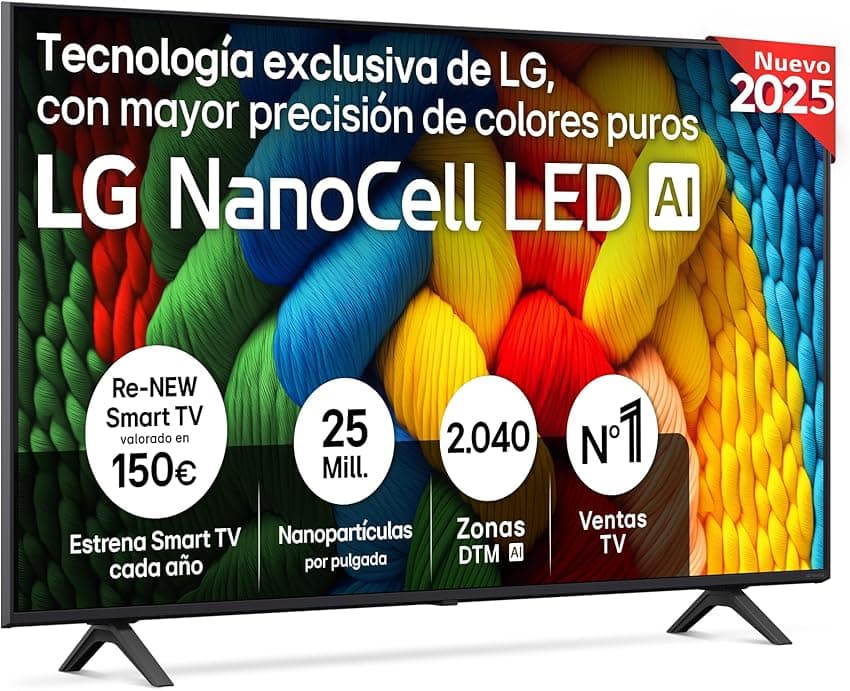 Imagen de LG 55NANO80A6B 4K NanoCell Smart TV 📺 en OfertitasTOP