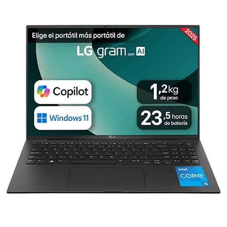 Imagen de LG gram 16Z90RU Portátil 16" WQXGA, 1 TB, 16 GB 💻 en OfertitasTOP