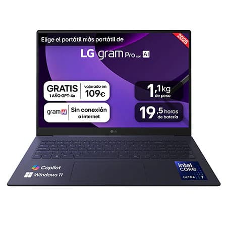 Imagen de LG gram 16Z90TP 16" OLED, 32 GB, 1 TB 💻 en OfertitasTOP