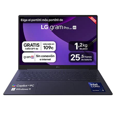 Imagen de LG gram 16Z90TS 16" WQXGA, 32 GB, 1 TB 💻 en OfertitasTOP