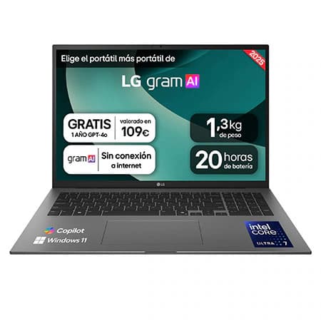 Imagen de LG gram 17Z90T 17" WQXGA, 16 GB, 1 TB 💻 en OfertitasTOP