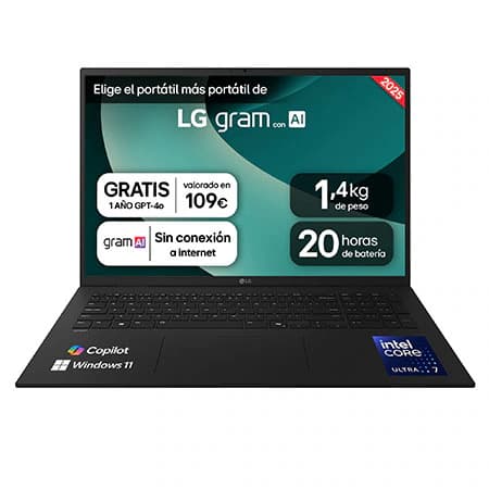 Imagen de LG gram 17Z90T 17" WQXGA, 16 GB, 1 TB 💻 en OfertitasTOP