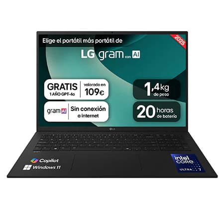 Imagen de LG gram 17Z90T 17" WQXGA, 32 GB, 1 TB 💻 en OfertitasTOP