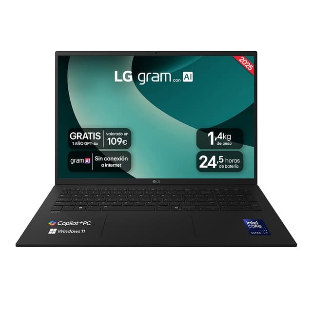Imagen de LG gram 17Z90TL portátil con Intel Core Ultra, 32GB RAM 🌟 en OfertitasTOP