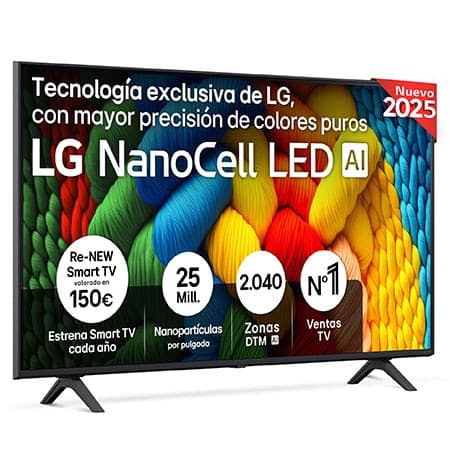 Imagen de LG NANO80 50 pulgadas 4K (2025) Smart TV 📺 en OfertitasTOP
