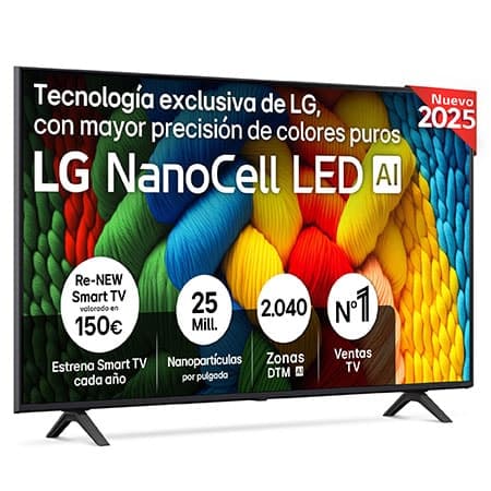 Imagen de LG NANO80 55 pulgadas 4K 2025 Smart TV 📺 en OfertitasTOP