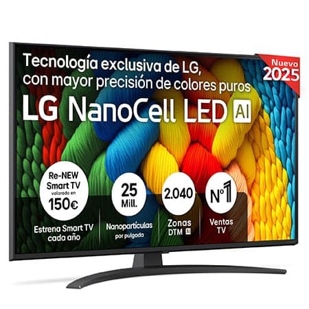 Imagen de LG NANO81 43 pulgadas 4K 2025 — Smart TV 📺 en OfertitasTOP
