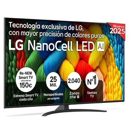 Imagen de LG NANO81 65" 4K Nanocell 2025 — Smart TV 📺 en OfertitasTOP