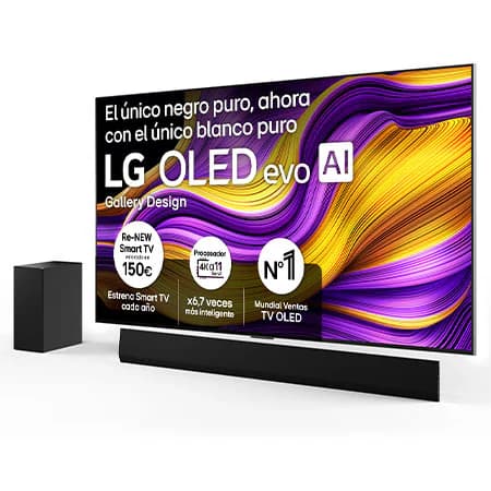 Imagen de LG OLED65G55LW.ESB Pack Smart TV OLED evo G5 65" 4K 2025 + Barra SG10TY 📺 en OfertitasTOP