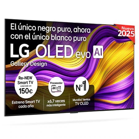 Imagen de LG OLED65G55LW Smart TV OLED evo AI G5 65" 4K 2025 📺 en OfertitasTOP