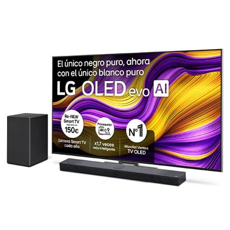 Imagen de LG OLED65G56LS.ESB Pack Smart TV OLED evo G5 65" 4K 2025 + barra de sonido 📺 en OfertitasTOP