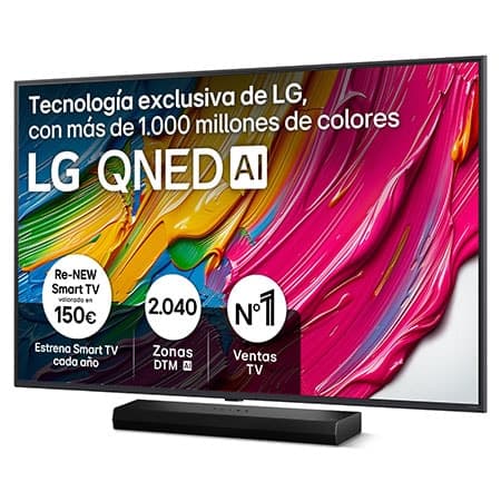 Imagen de LG QNED QNED8E 50 pulgadas 4K 2025 + Barra S20A 📺 en OfertitasTOP
