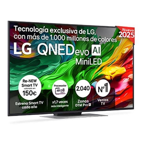 Imagen de LG QNED87 55 pulgadas MiniLED 4K 2025 — Smart TV 📺 en OfertitasTOP