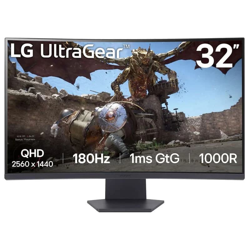 Imagen de LG UltraGear 32GS60QC-B Monitor 31,5" QHD 180 Hz Curvo 📺 en OfertitasTOP