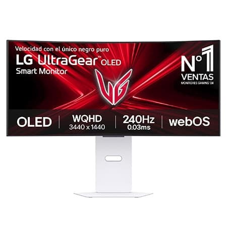 Imagen de LG UltraGear 34GX90SA-W OUTLET Monitor gaming 34" OLED WQHD, 1 ms 📺 en OfertitasTOP