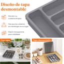 Thumbnail 1 de Lifewit Organizador de Cuberteros con Tapa 🥄 - 5 Compartimentos