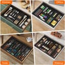 Thumbnail 6 de Lifewit Organizador de Cubiertos Ajustable 🥄 - Grande y Negro