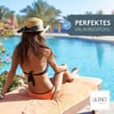 Thumbnail 2 de LILENO HOME Cojín para tumbona de jardín 🌿 188x60cm gris