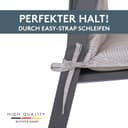 Thumbnail 3 de LILENO HOME Cojín para tumbona de jardín 🌿 188x60cm gris