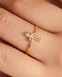 Thumbnail 1 de Little Ones Anillo Iconic Niño de oro y diamantes ✨