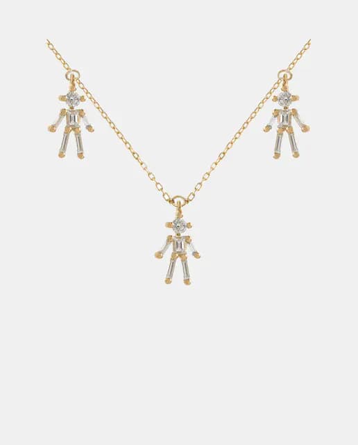 Imagen de Little Ones Collar Iconic Niños en Oro con Diamantes ✨ en OfertitasTOP