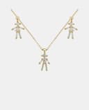 Thumbnail principal de Little Ones Collar Iconic oro y diamantes para niños 👶✨