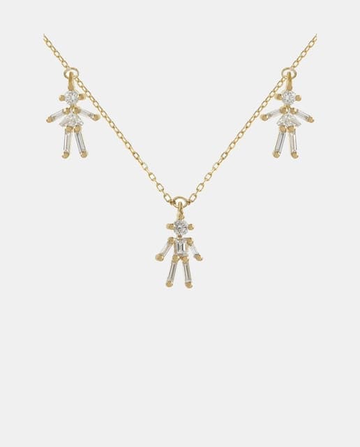 Imagen de Little Ones Collar Iconic oro y diamantes para niños 👶✨ en OfertitasTOP