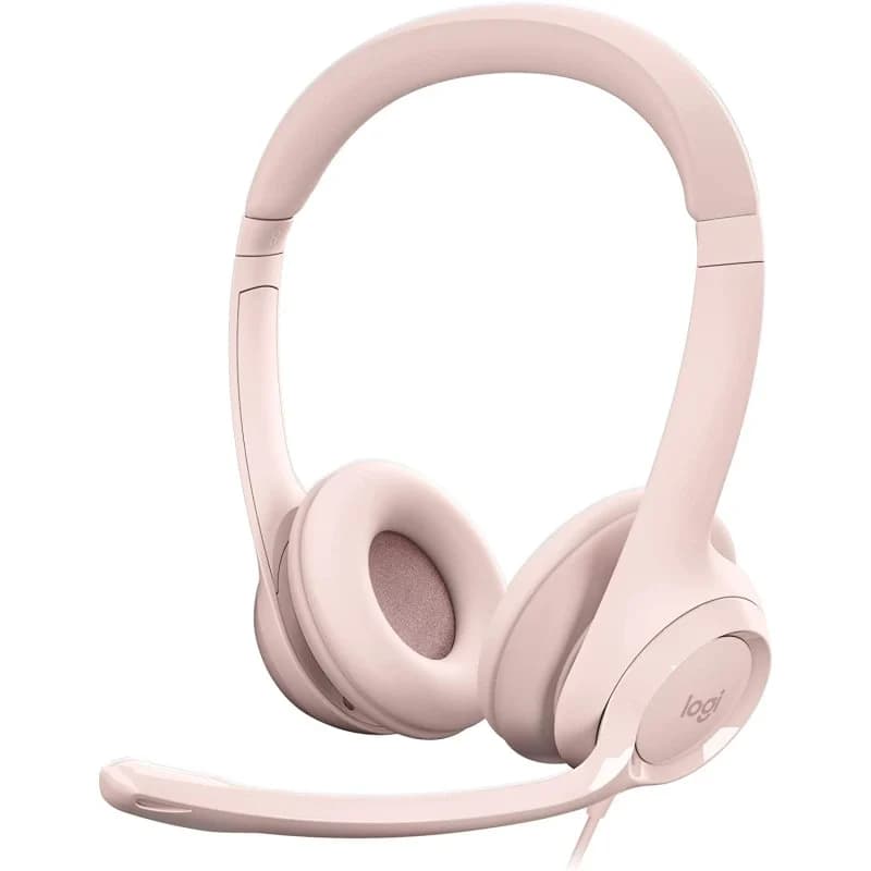 Imagen de Logitech H390 Auriculares con supresión de ruido, rosa 🎧 en OfertitasTOP