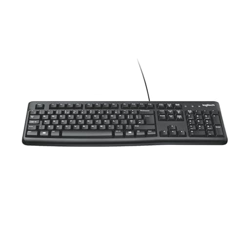 Imagen de Logitech K120 Teclado USB QWERTY Español — Resistente a salpicaduras 💻 en OfertitasTOP