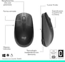 Thumbnail 6 de Logitech M190 Ratón inalámbrico negro 18 meses