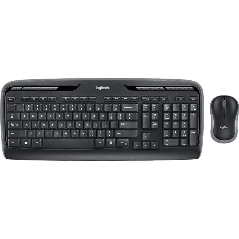 Imagen de Logitech MK330 Combo Inalambrico: Teclado + Ratón Negro 🖱️ en OfertitasTOP
