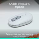 Thumbnail 3 de Logitech Pop Mouse Blanco — ratón inalámbrico compacto 🎧