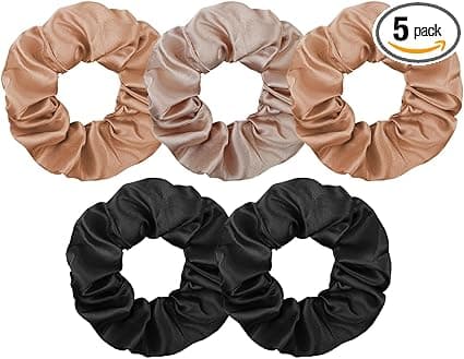 LOPHE Estilo A 🎀 Coleteros de Satén Grandes 5 Pcs